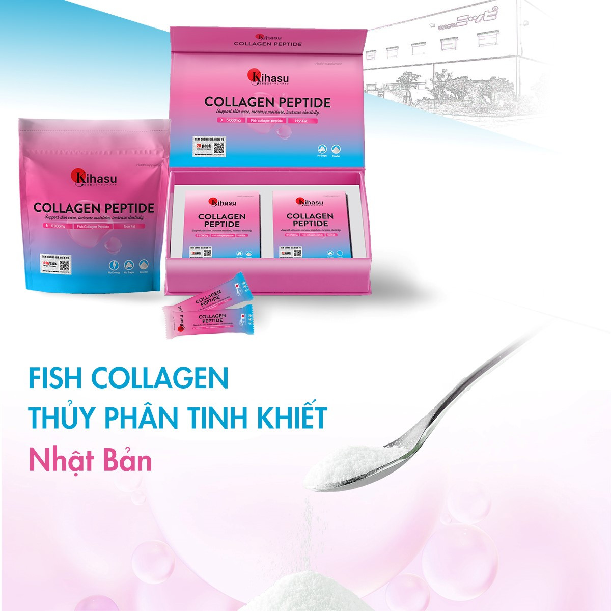 TPBVSK bổ sung collagen thủy phân từ cá