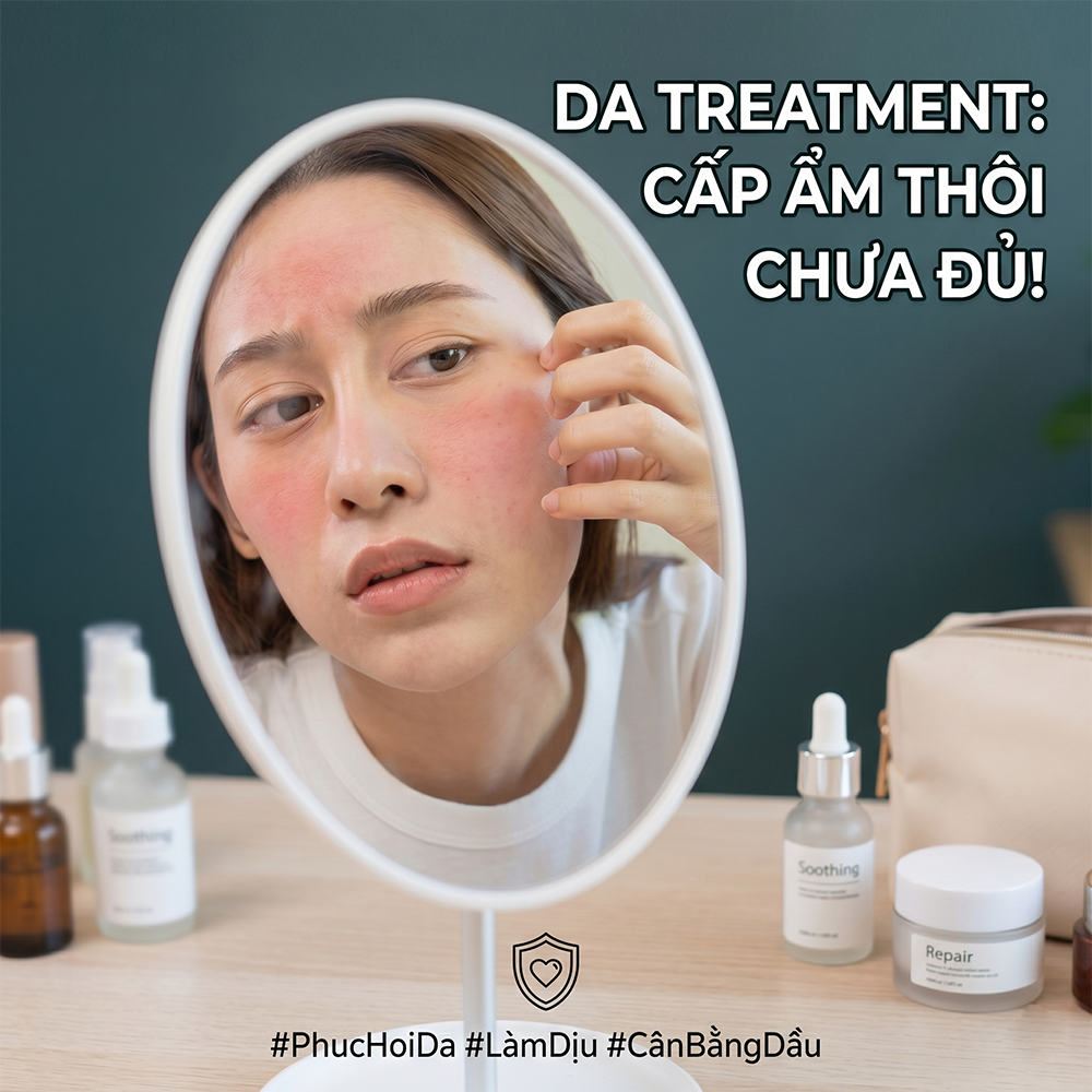 Da Treatment: Cấp Ẩm Thôi Chưa Đủ!