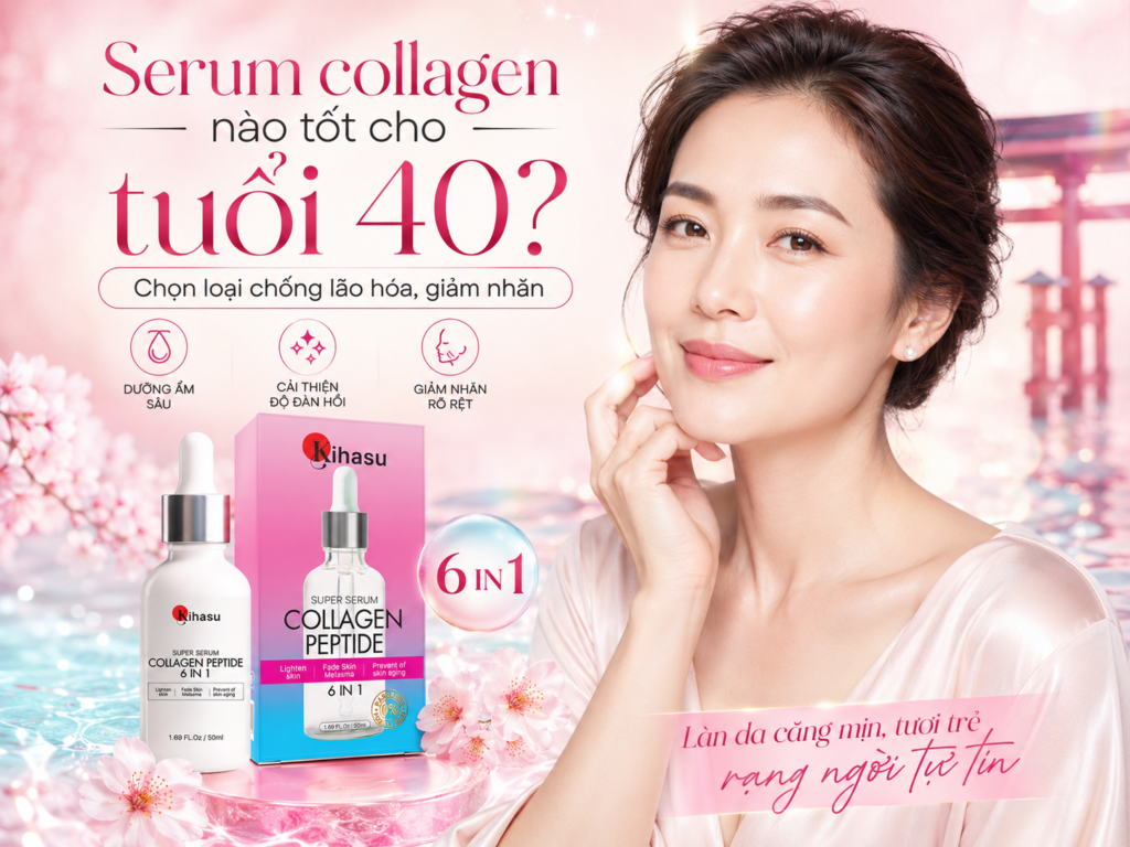 rum Collagen Nào Tốt Cho Tuổi 40? Cách Chọn Loại Chống Lão Hóa Khoa Học