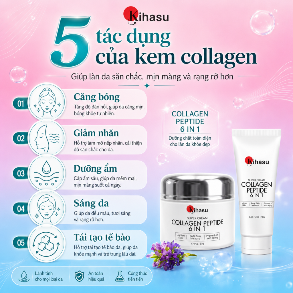 Kem Collagen Có Tác Dụng Gì?
