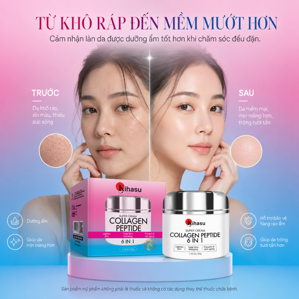 Hiệu quả sau 4 tuần sử dụng: (Dựa trên khảo sát khách hàng thực tế)