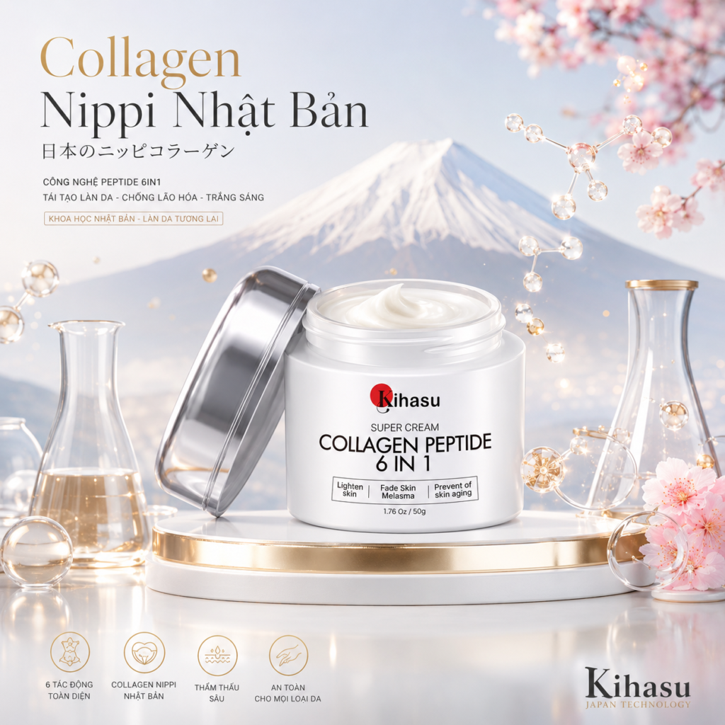 kem collagen chất lượng đến từ thương hiệu collagen Nhật Bản