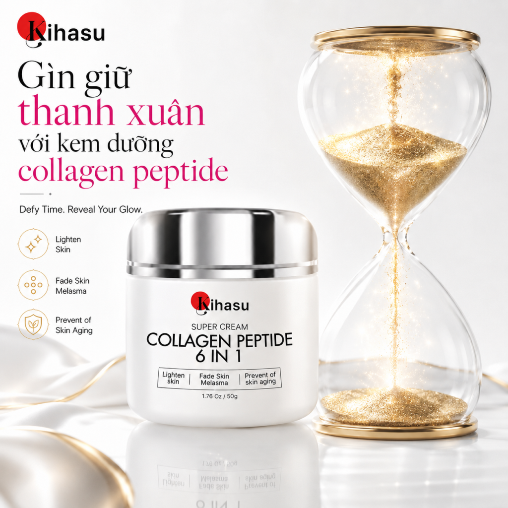 Kem collagen Nhật Bản – Tinh hoa từ công nghệ peptide