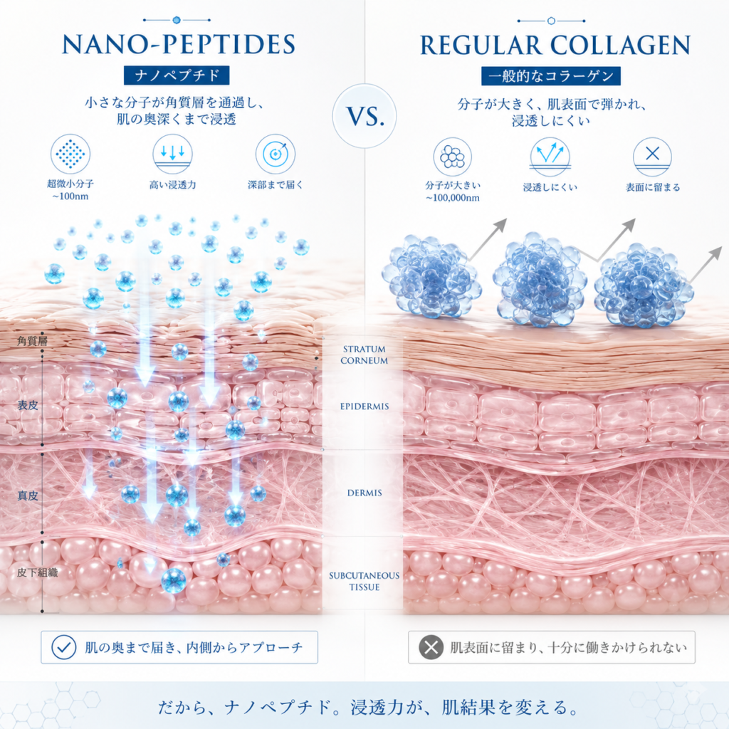 Công nghệ Collagen Peptide phân tử siêu nhỏ