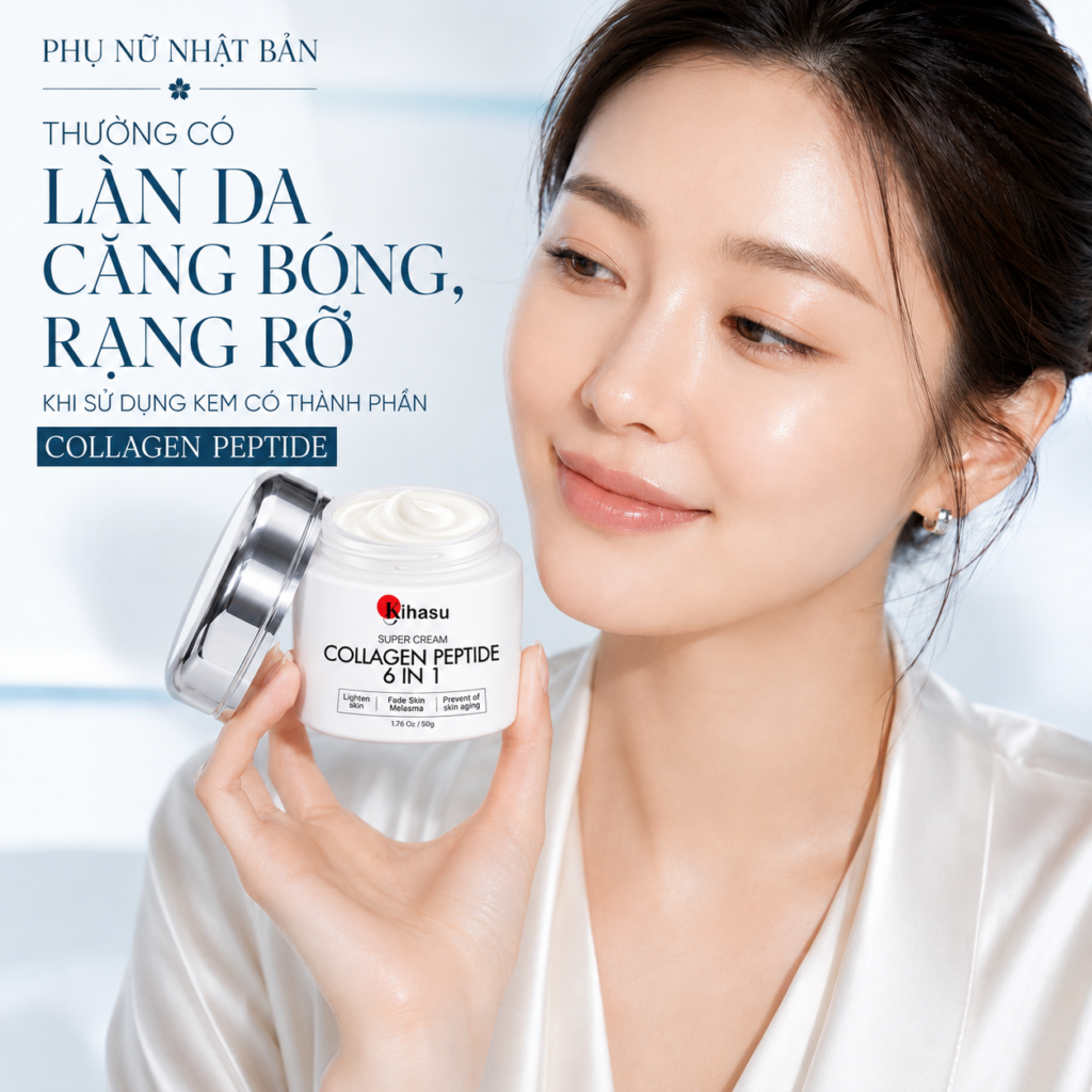 kem dưỡng collagen cho làn da căng bóng 