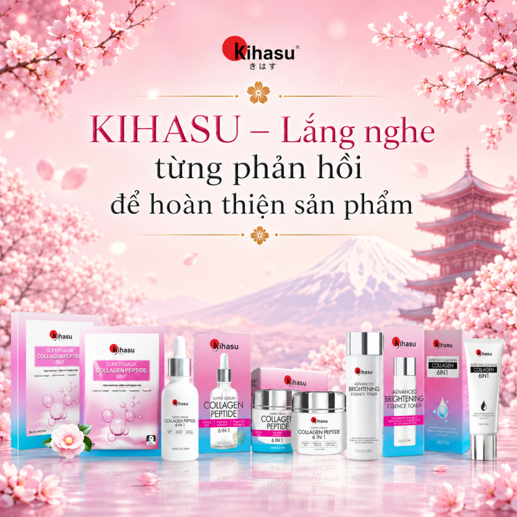 KIHASU – Lắng nghe từng phản hồi để hoàn thiện sản phẩm