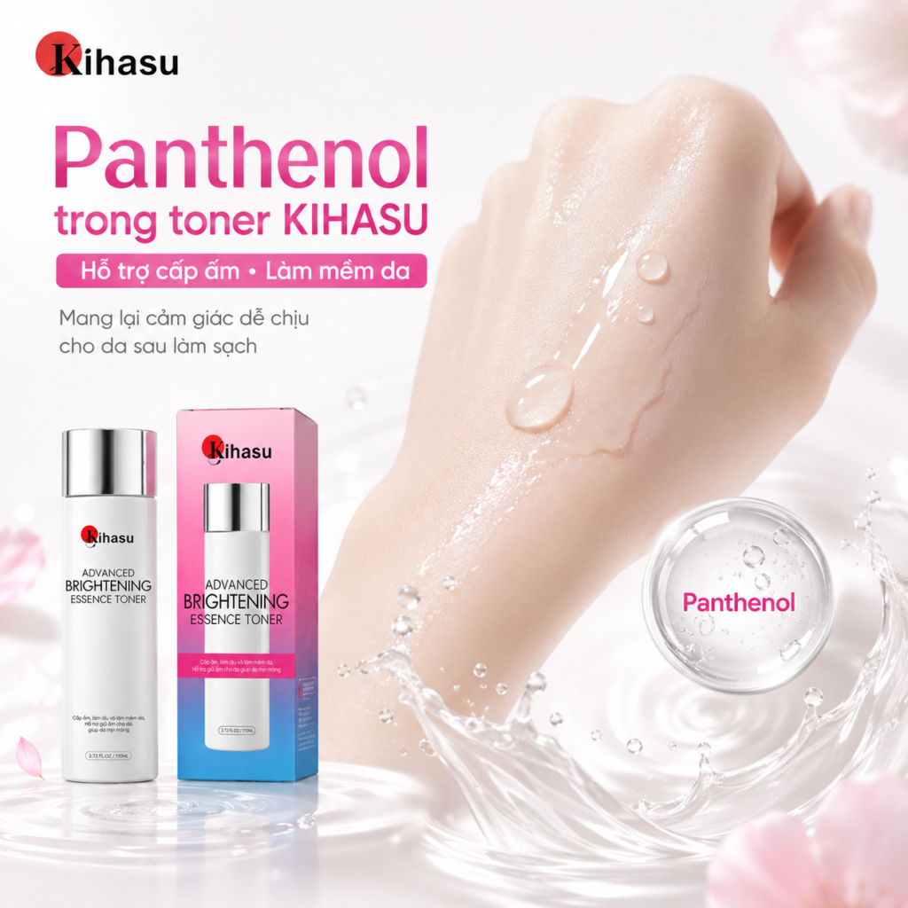 Panthenol trong toner có vai trò gì?