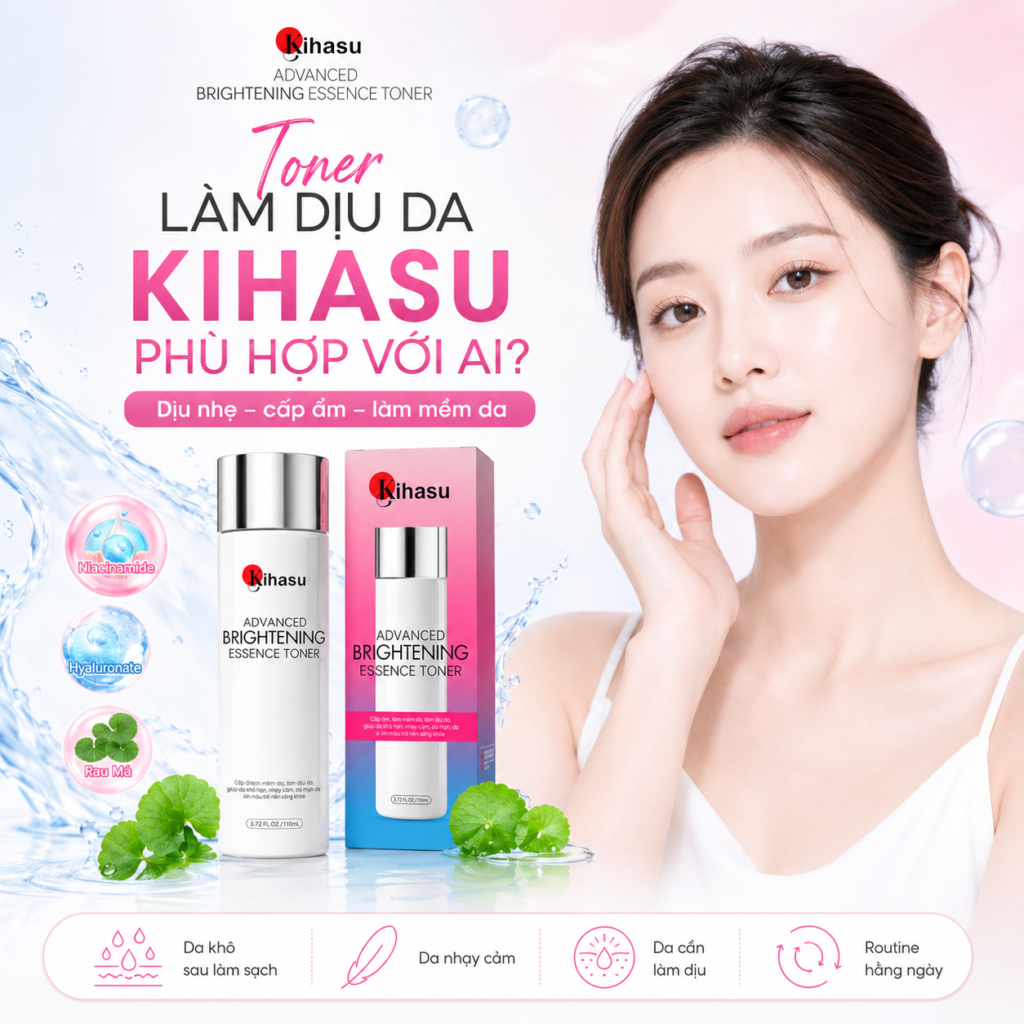 Toner làm dịu da KIHASU phù hợp với ai?