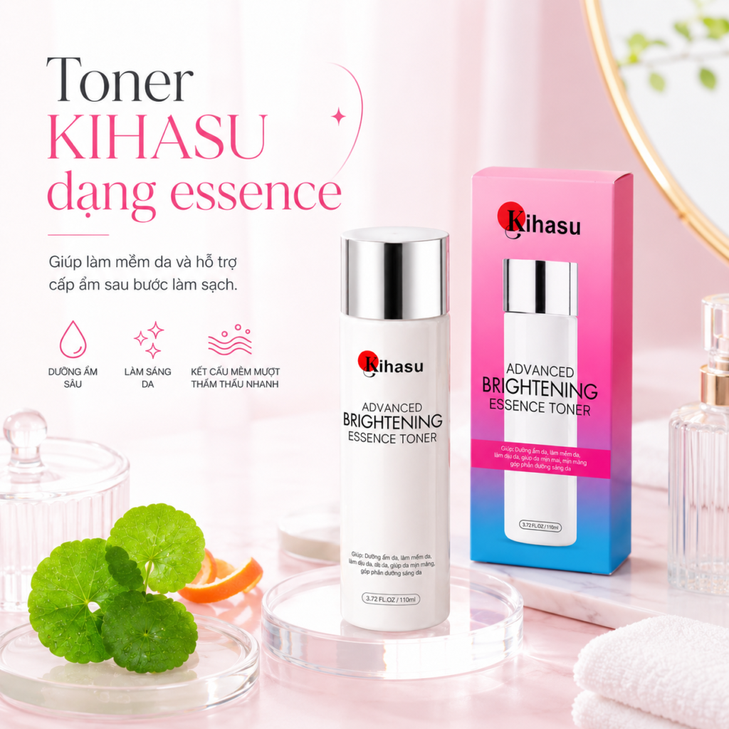 KIHASU Advanced Brightening Essence Toner 110ml đ KIHASU Advanced Brightening Essence Toner 110ml đ