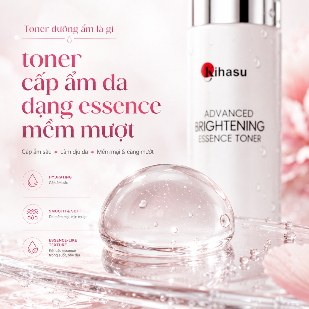 toner cấp ẩm da dạng essence mềm mượt