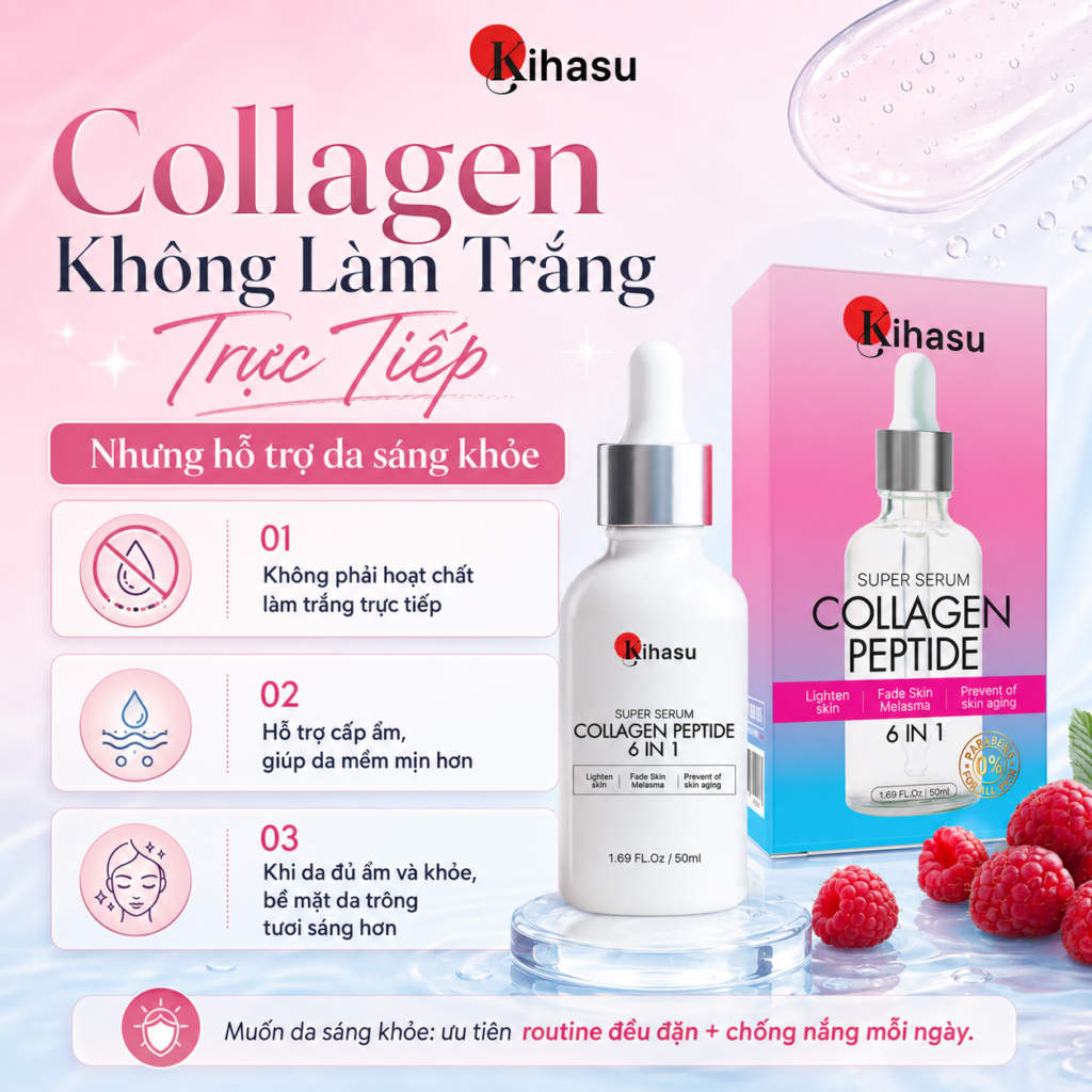Serum collagen có làm trắng da không? Serum collagen có làm trắng da không?