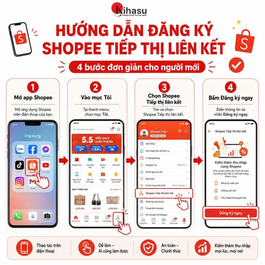 Cần chuẩn bị gì trước khi đăng ký Shopee Affiliate? Cần chuẩn bị gì trước khi đăng ký Shopee Affiliate?