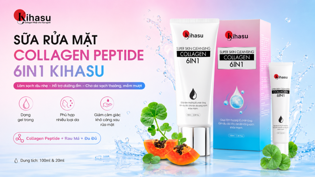 review-sua-rua-mat-collagen-kihasu-6in1