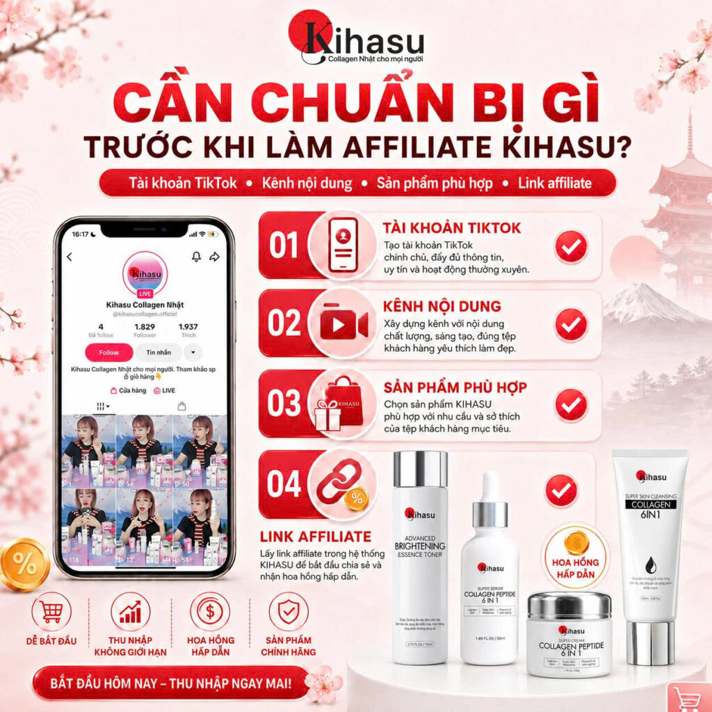 Cần chuẩn bị gì trước khi làm AFFIATE Kihasu? 