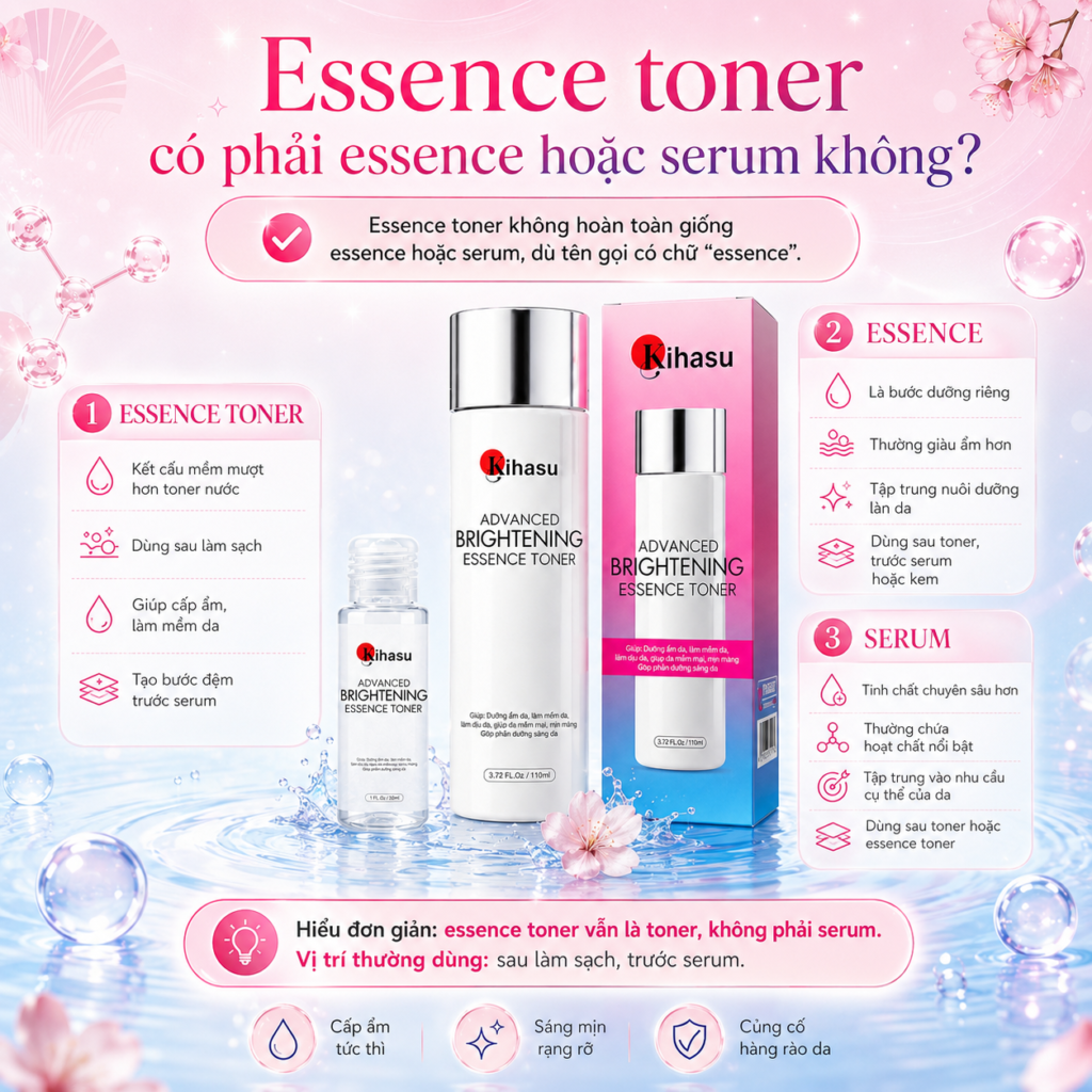 Essence toner có phải essence hoặc serum không? Essence toner có phải essence hoặc serum không?