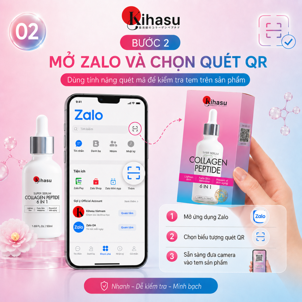 Mở Zalo và chọn tính năng quét mã QR Mở Zalo và chọn tính năng quét mã QR