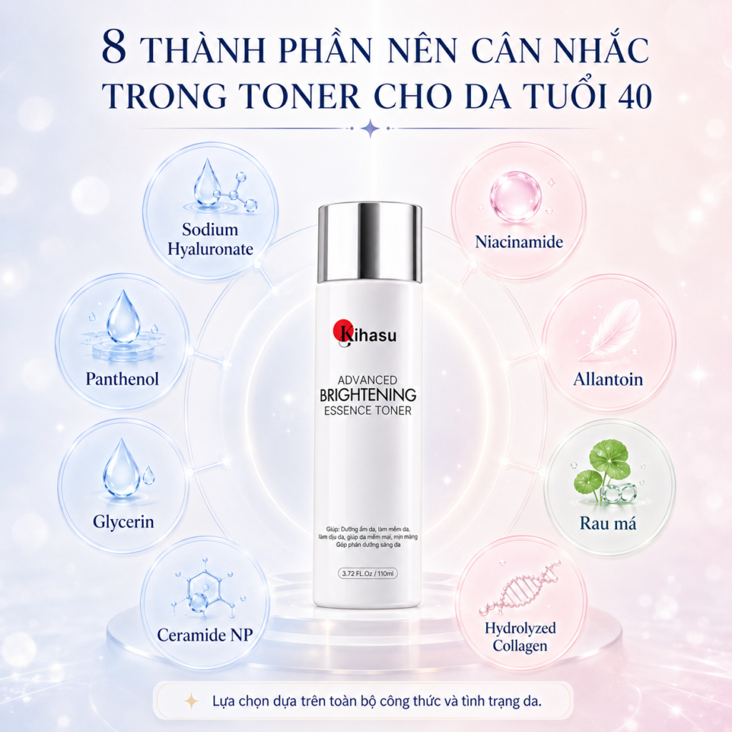 oner KIHASU 110ml phù hợp thế nào với routine tuổi 40?