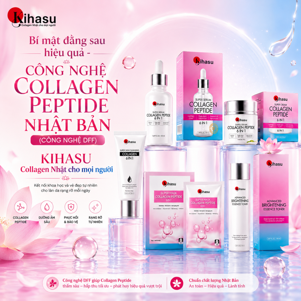 Hệ thống mỹ phẩm Collagen DFF KIHASU