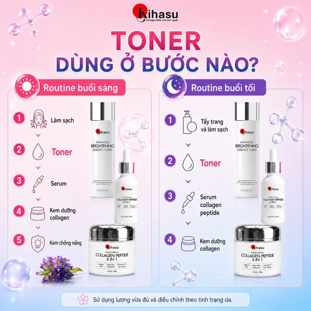 Toner dùng ở bước nào?