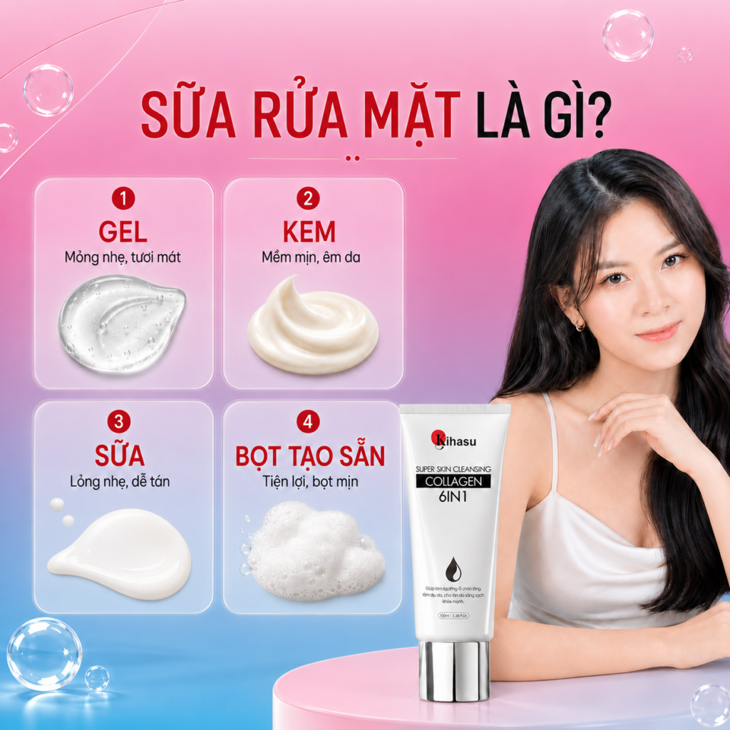 Sữa rửa mặt là gì?
